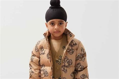 sikh boy burberry model|Four.